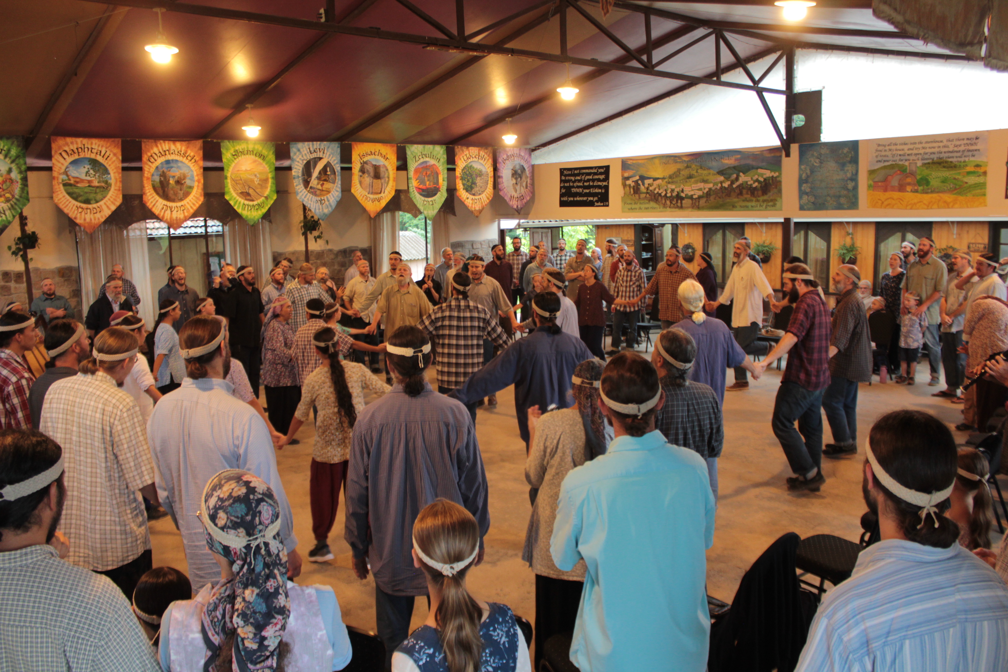 Dancing in one of our gatherings.