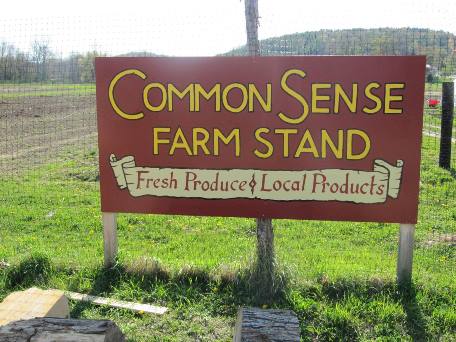 Farmstand sign