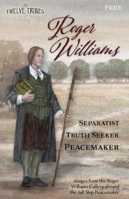 Roger Williams holding Bible and Staff