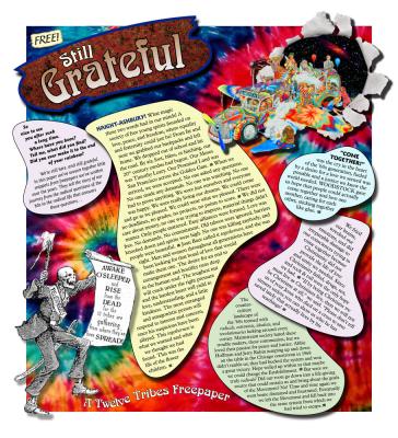 psychedelic hippie and grateful dead imagery
