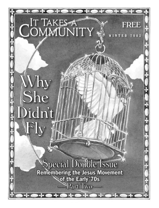 white bird in a cage with words, "Why She Didn't Fly"