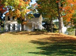House in fall