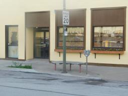 front of market in Lawrence