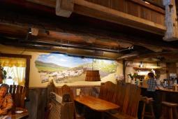 Artwork on wall of Hamburg Yellow Deli